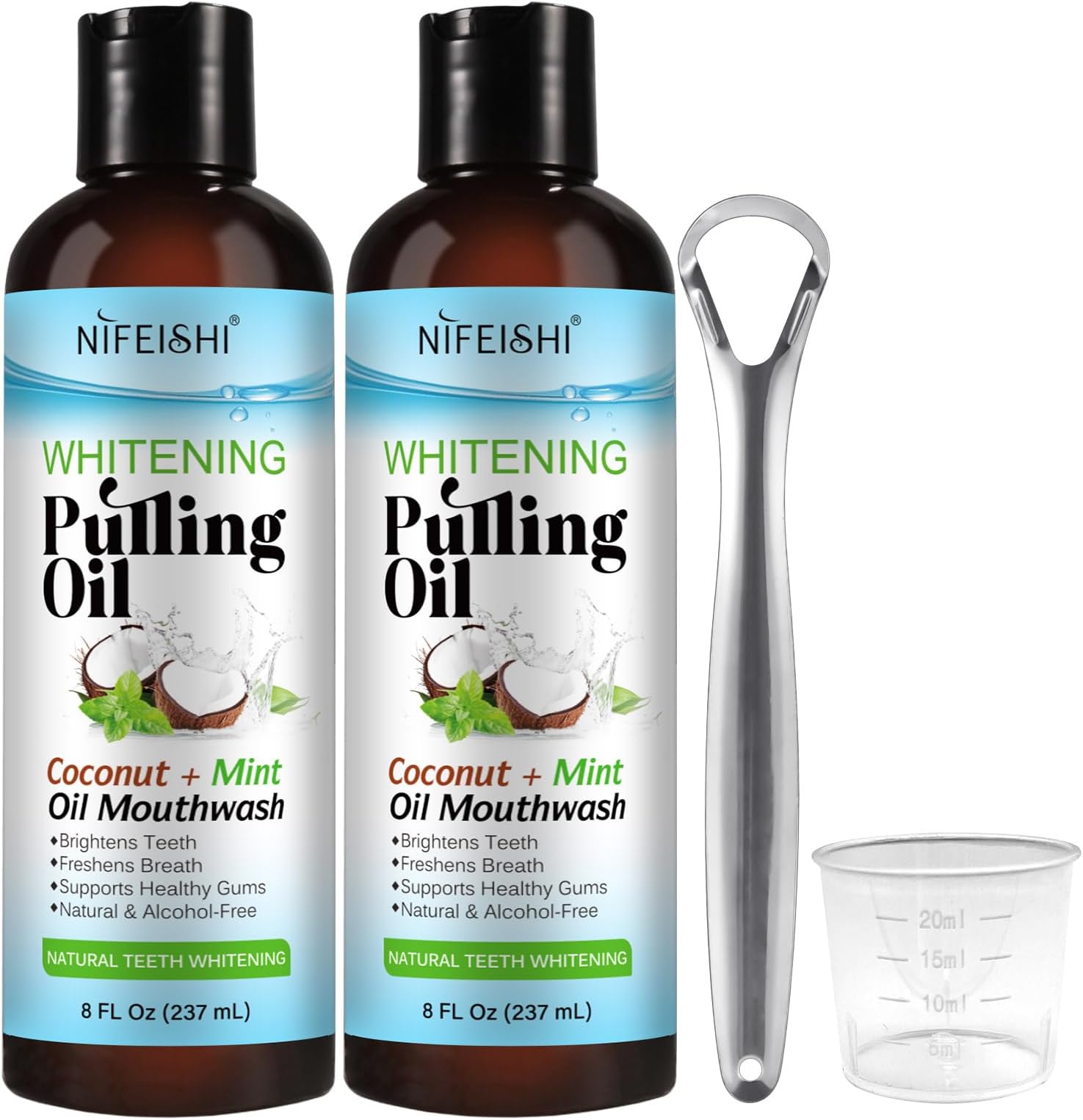 Coconut Pulling Oil Ayurvedic Mint Oil Pulling Mouthwash