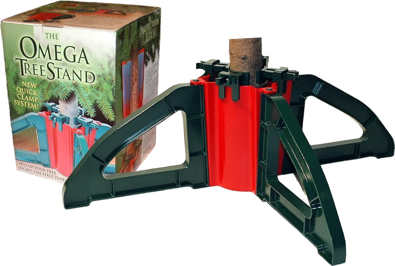 Omega Tree Stand, Red/Green