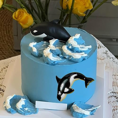 Vista 31 de Molde de silicona para fondant de temática marina, concha, caballito de mar, estrellas de mar, tortuga, molde de silicona para decoración de Estilo H