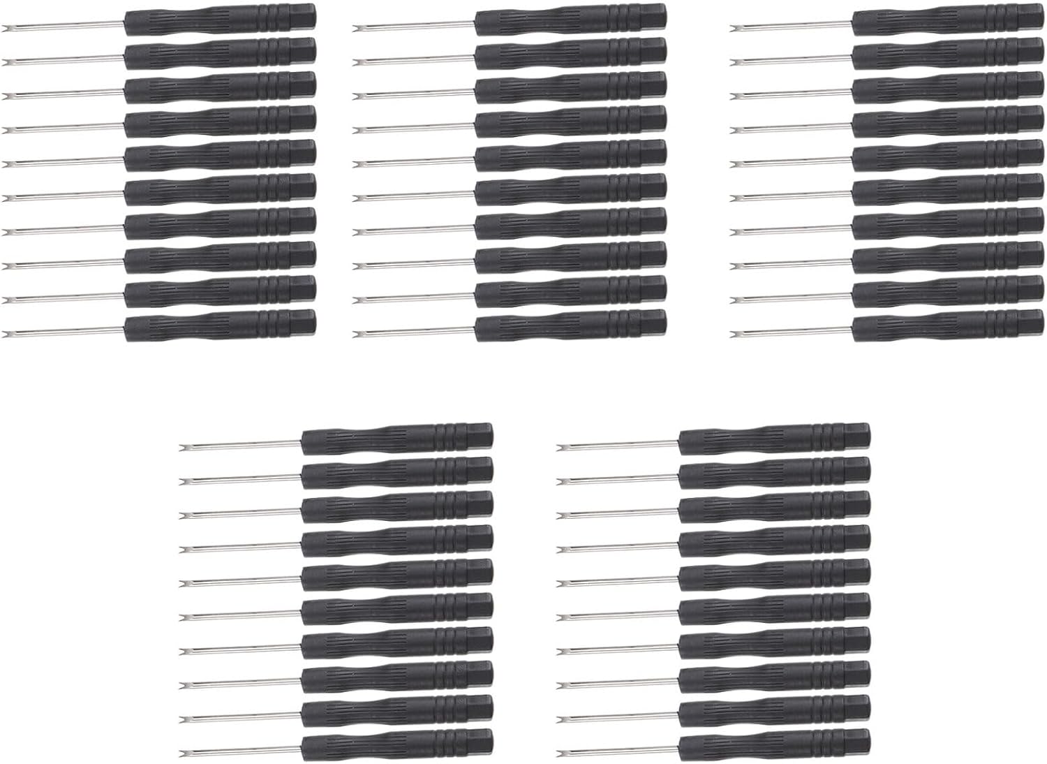 ULTECHNOVO 50pcs V-bend Screw Removal Tool Set with Steel Nail Pullers for Automotive and Furniture Repair, Tack Pullers and Pin Remover Hand Tools