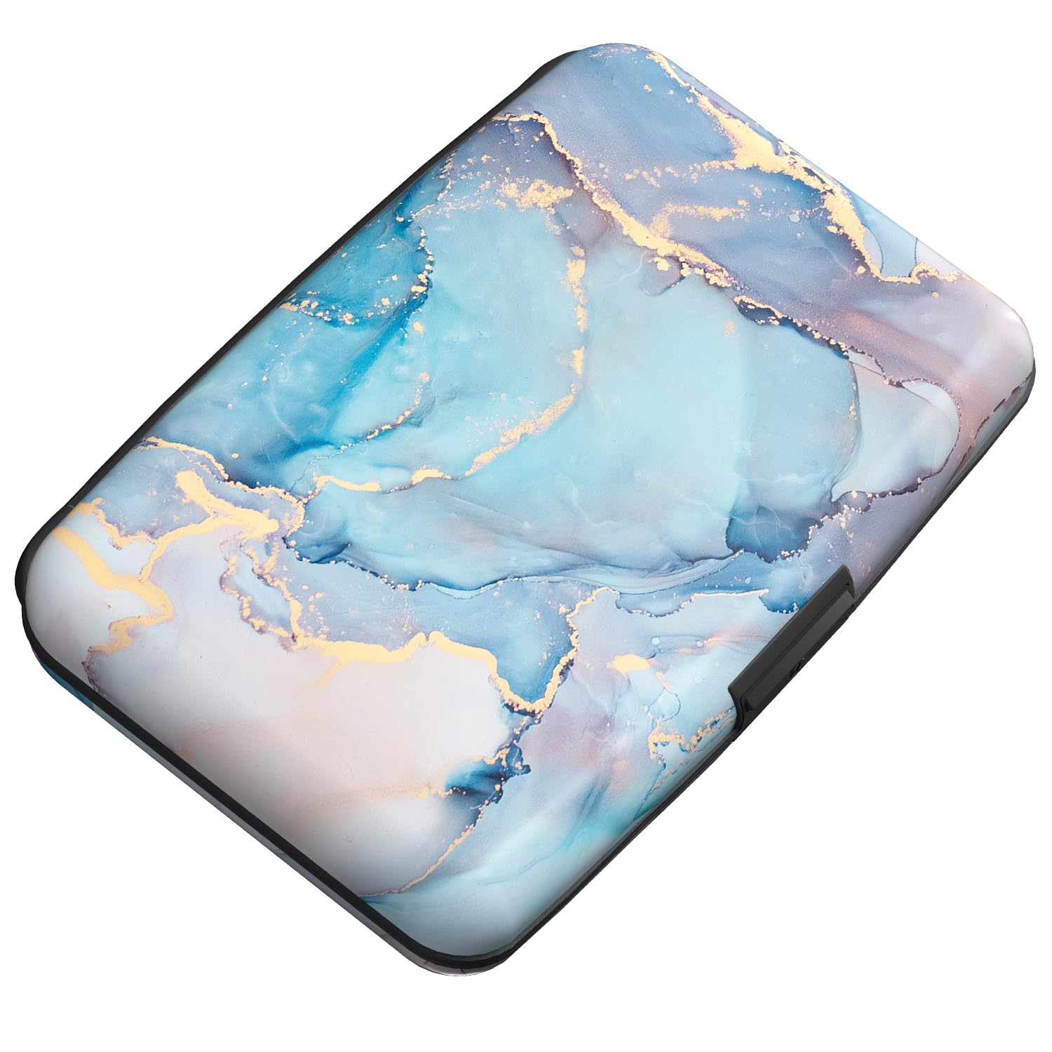 WOCOCN Slim Plastic Credit Card Holder, RFID Hard Shell Card Case Wallet