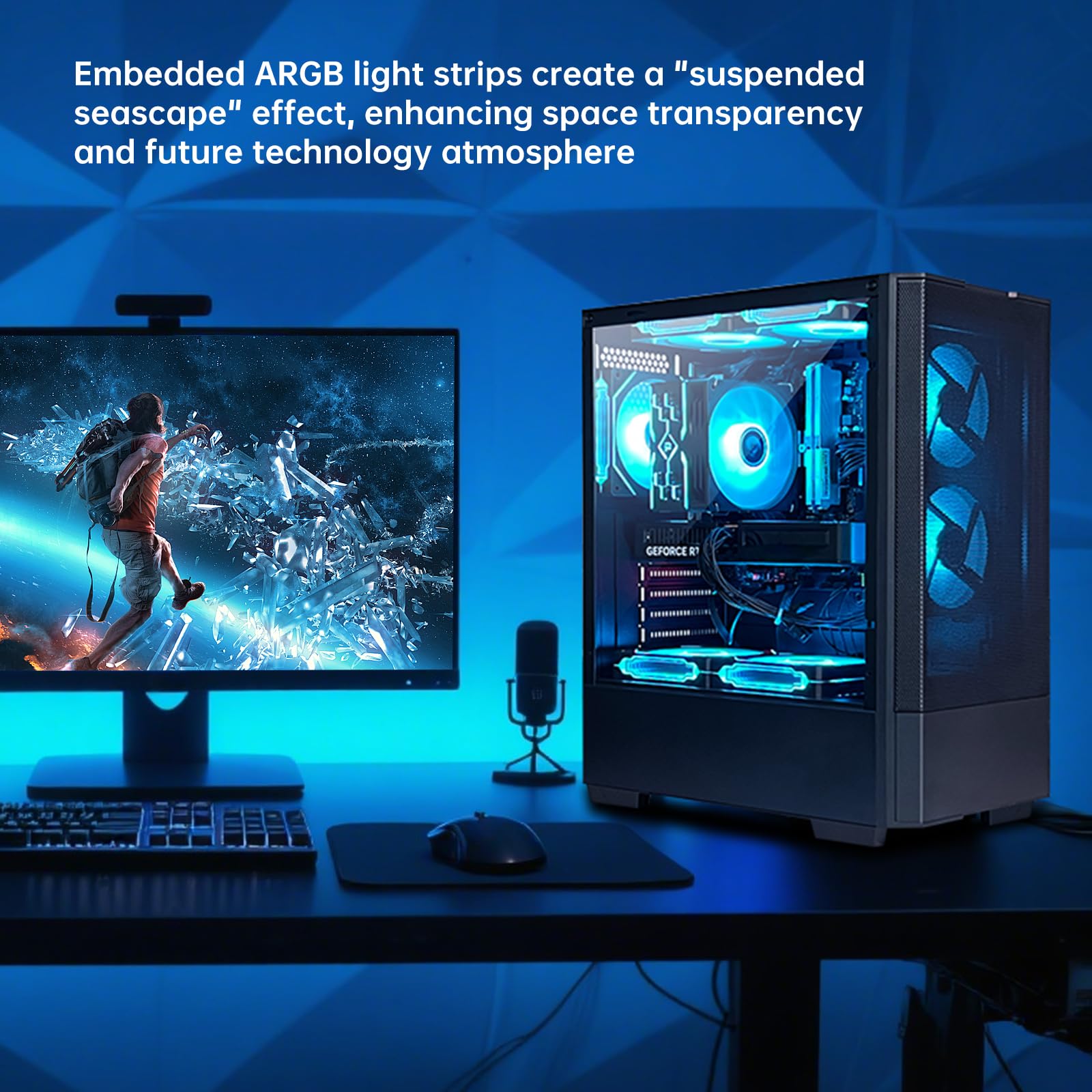 Amazon.com: ZYNEEX Gaming Desktop PC Core i5-14400F GeForce RTX