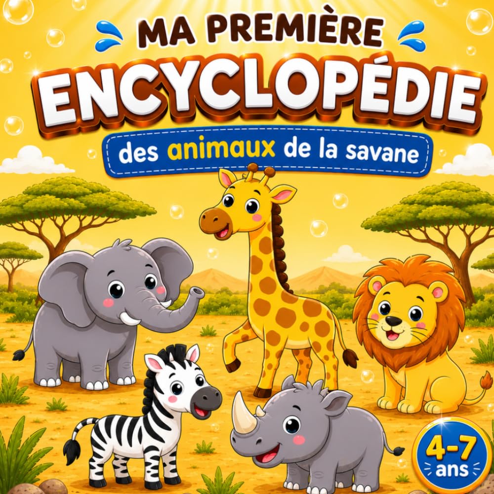 MA PREMIÈRE ENCYCLOPÉDIE: des animaux de la savane