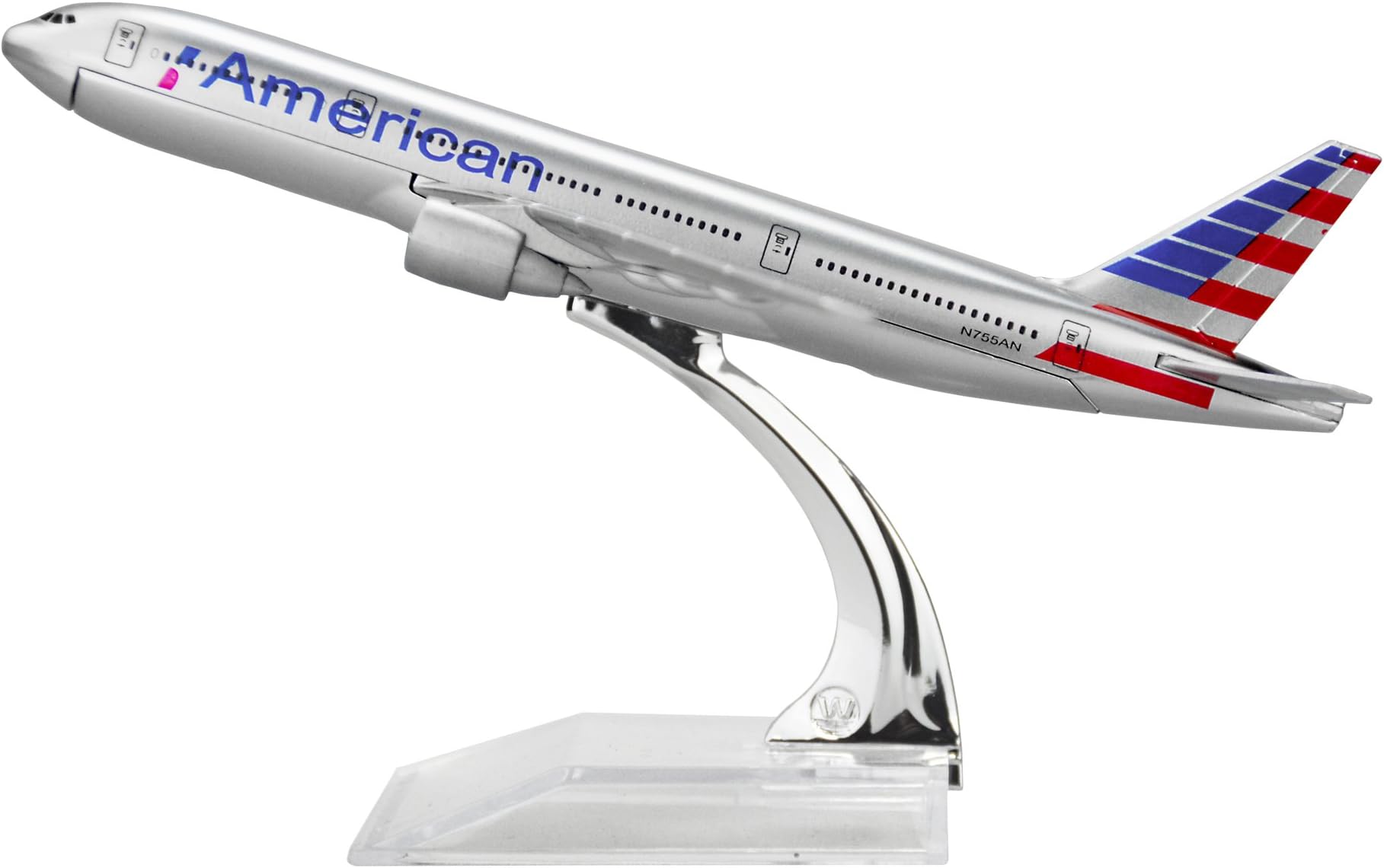 The New American B777 Alloy Metal Model Aircraft Birthday Gift Plane Models chiristmas Gift 1:400