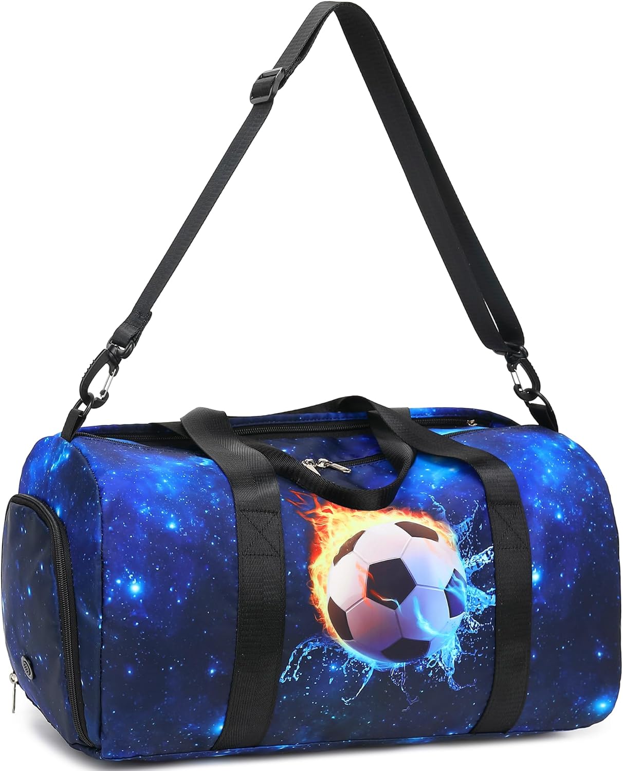 CAMTOP Kids Duffel Bag Overnight Bag for Boys Small Soccer Duffle bag Carry-On Tote for Sport Travel Gym - Image 8