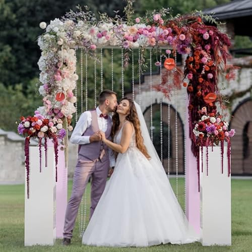 Miniatura 97 de Marketing Holder - Cubo de exhibición alto de 12 x 12 x 42 pulgadas, soporte de escultura artística de plexiglás acrílico, columna elevadora hueca