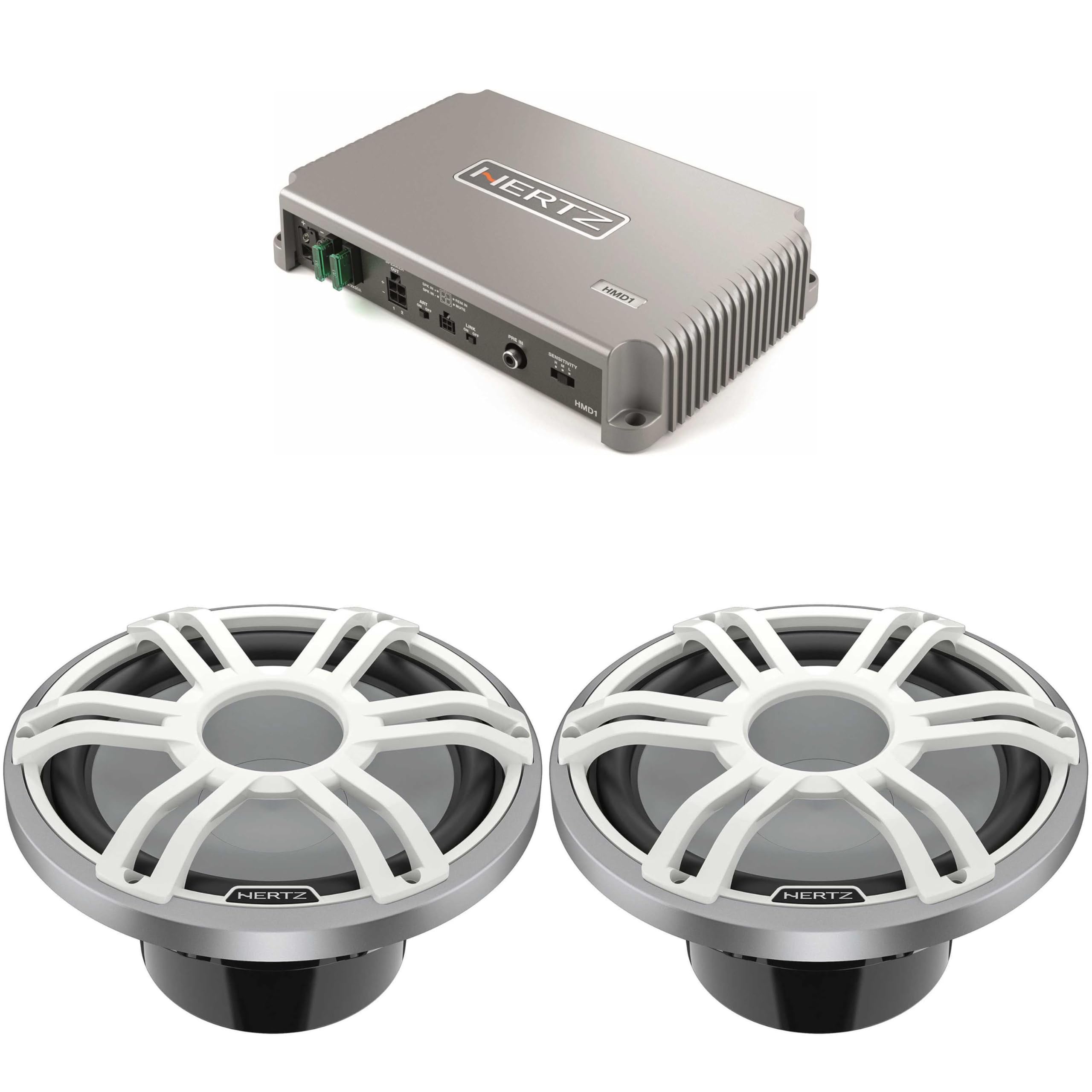 Amazon.com: Hertz HMD1 High Power Marine Mono Amplifier with 2 HMS