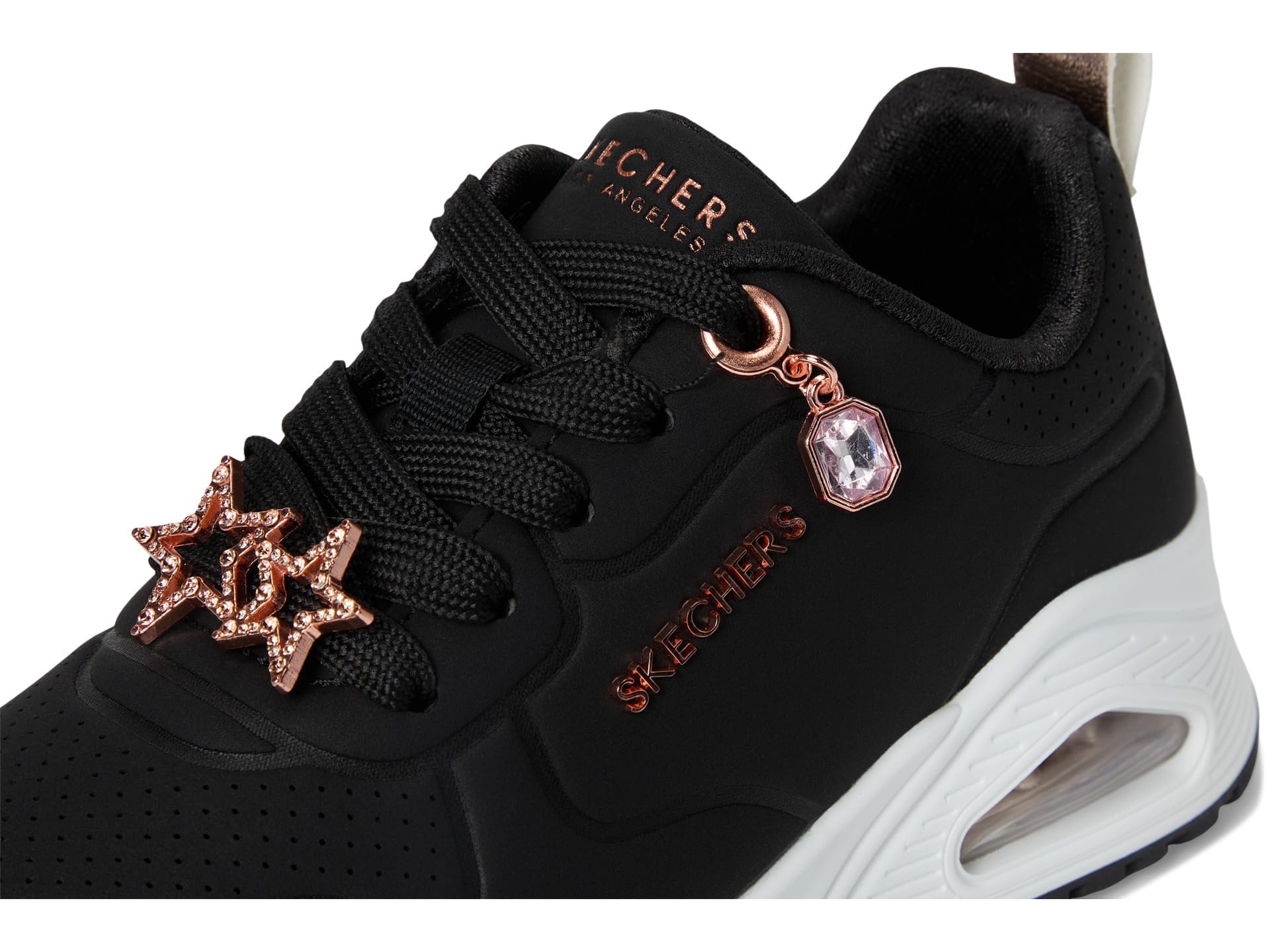 Skechers Uno Gen1 Trendy Jewels Scarpe da ginnasticaBambine e Ragazze | Casual, memory foam raffreddato ad aria, intersuola airbag visibile Skech-Air, con lacci