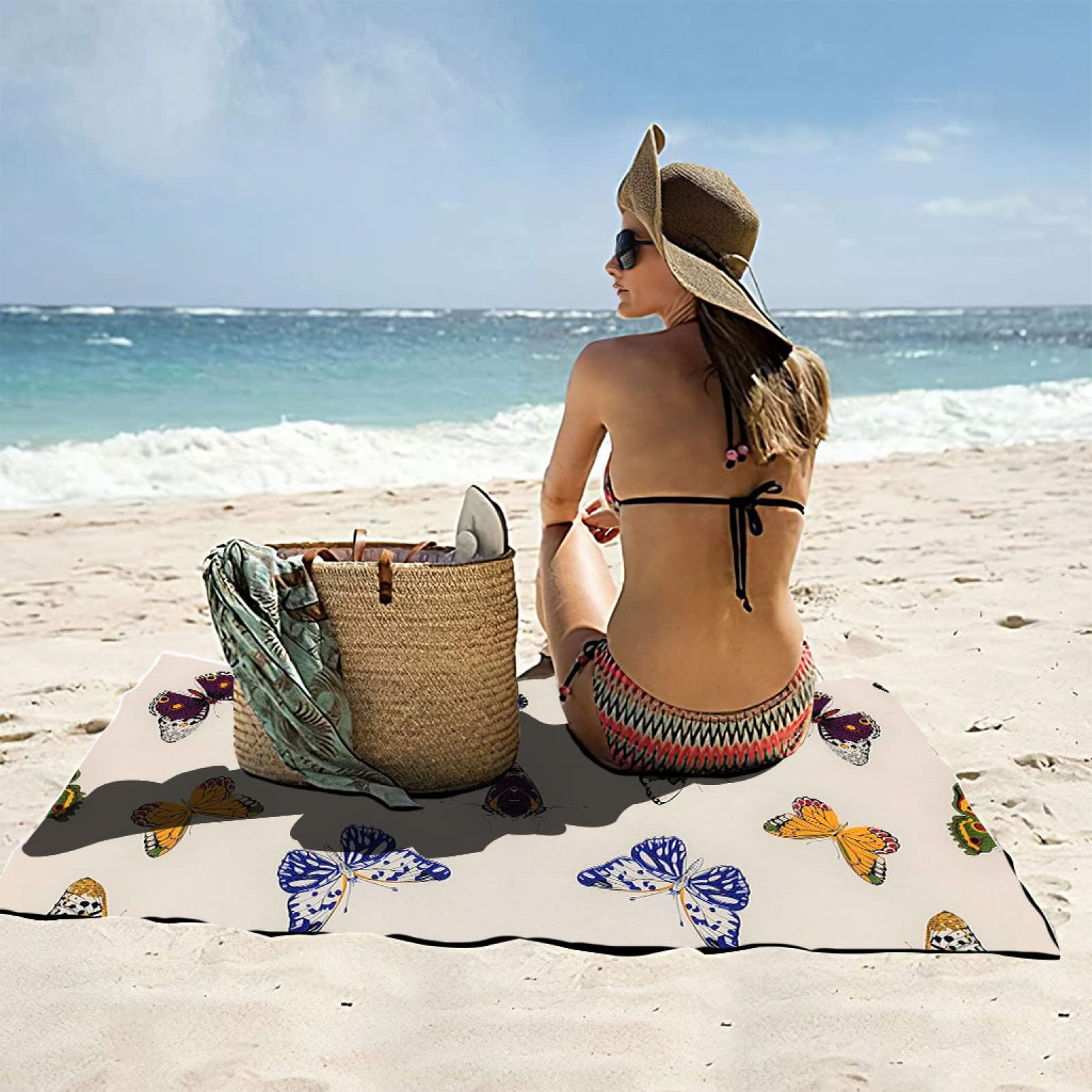 EARTHMAGIC ビーチバック バスタオル セット EARTHMAGIC ビーチバック