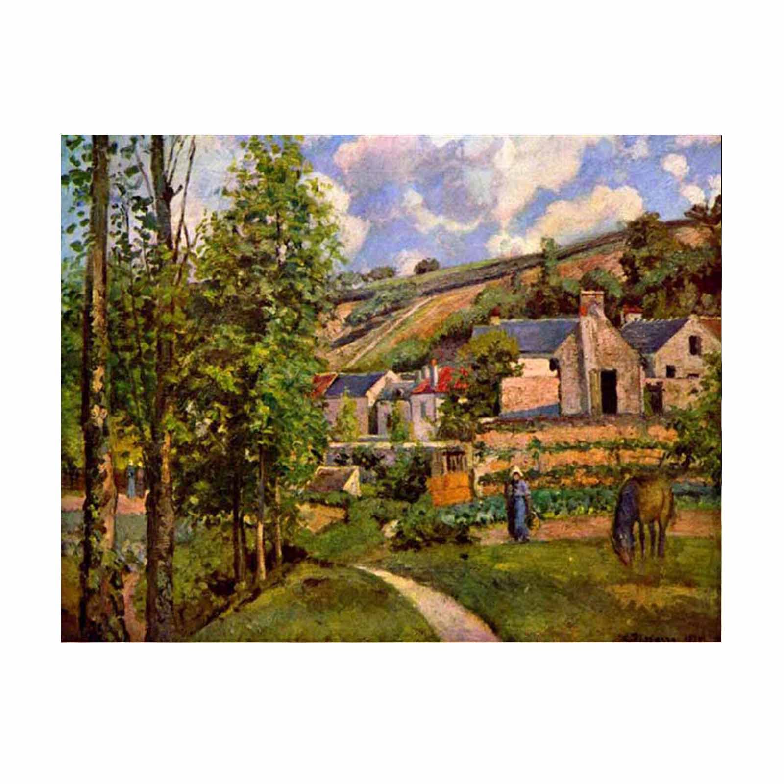 Amazon.co.jp: Camille Pissarro《58》キャンバスアートホーム