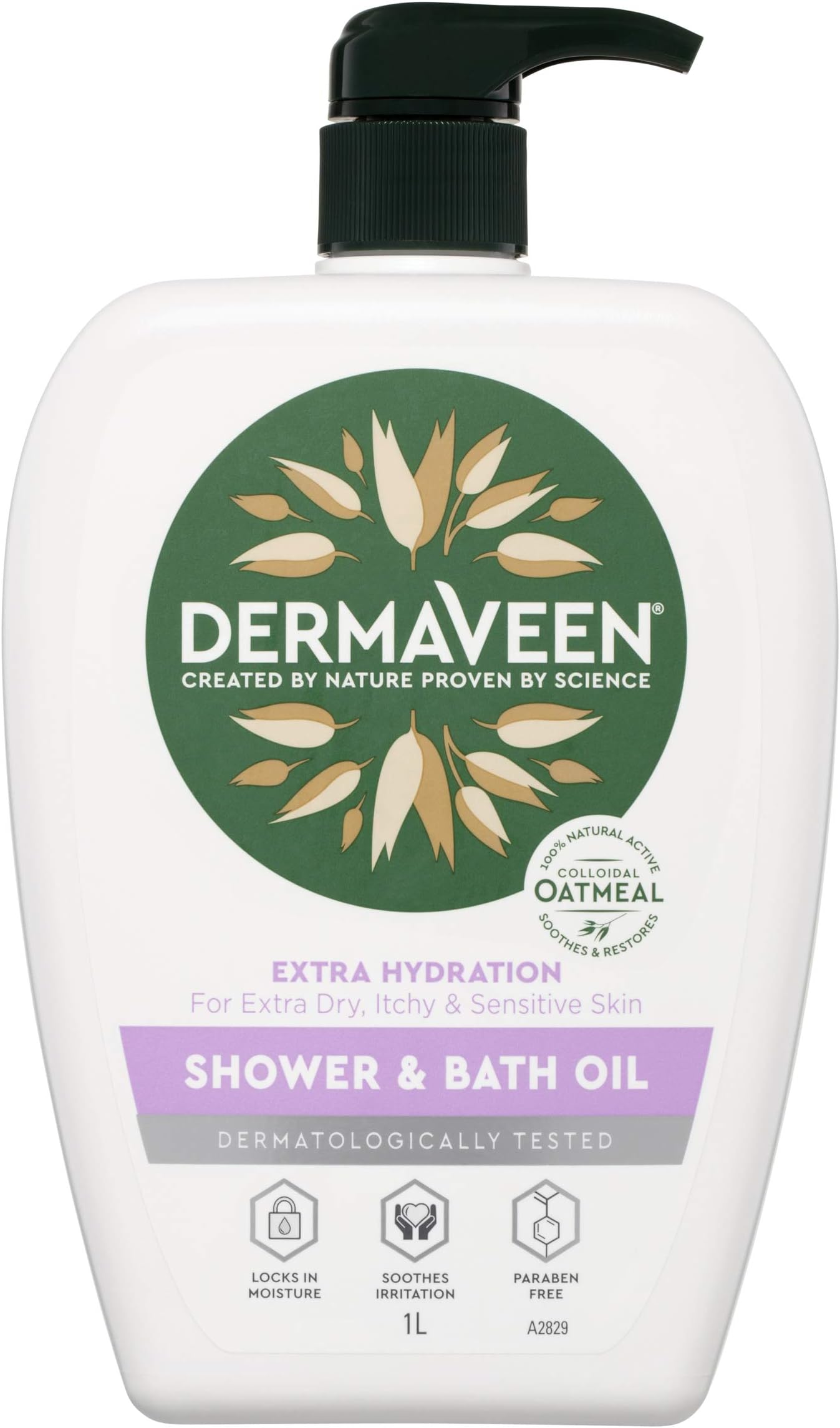 DermaVeen Extra Gentle Shower and Bath Oil 1L