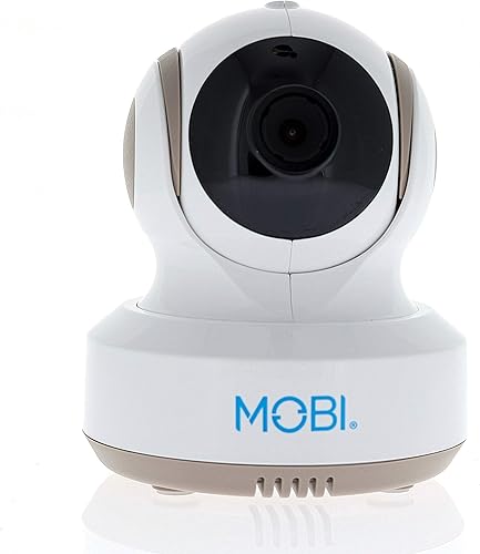 Miniatura 2 de MOBI MobiCam DXR-M1 - Sistema de monitoreo de bebé con seguimiento automático inteligente, visión nocturna, panorámica e inclinación remota,