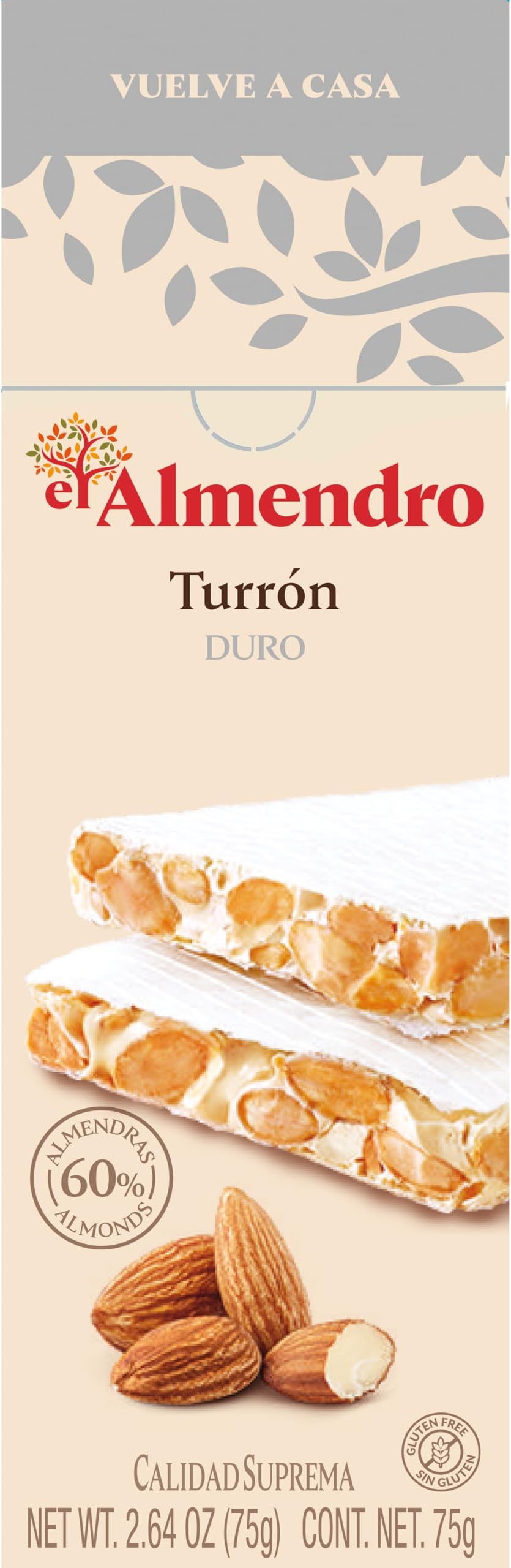 El Almendro Turron De Almd Crujient 75 Grams
