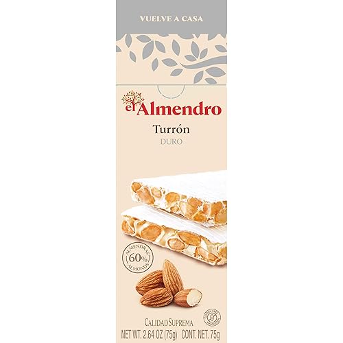 El Almendro Turron Duro Crunchy Almond