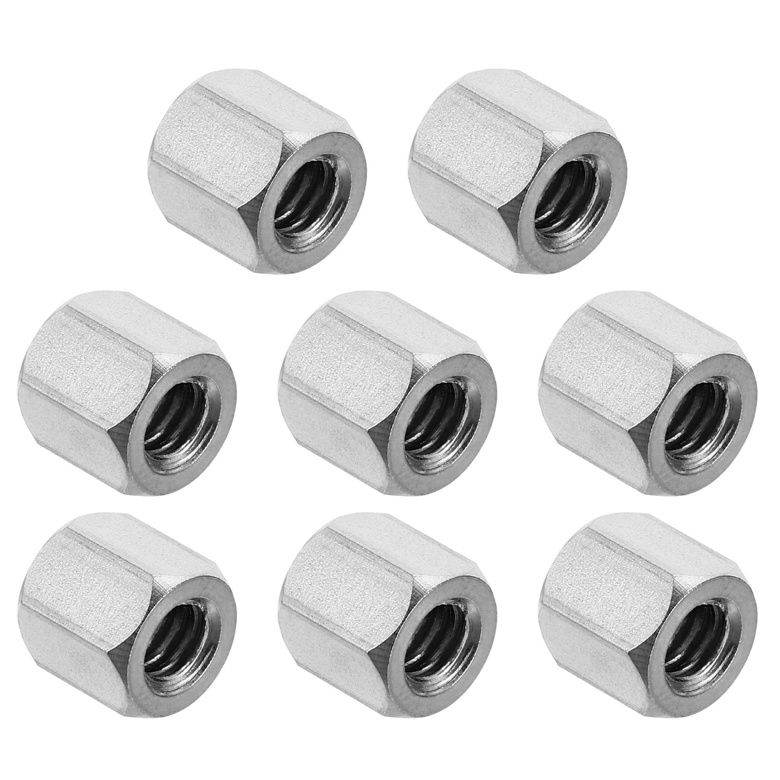 PATIKIL 1/4"-20 UNC 304 Stainless Steel Hex Coupling Nuts