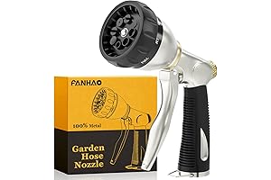 Heavy Duty Garden Hose Nozzle, Pressure Spray Wand