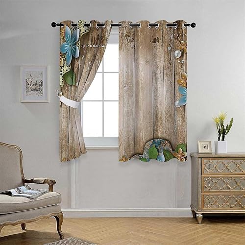 Cortinas oscuras para dormitorio, sin perlas, colección de decoración, con ojales, cortina corta de vidrio para puerta, cortinas para Ventanas de