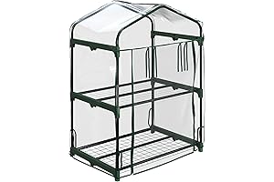 Compact 2-Tier Patio Greenhouse: Winter Sanctuary for Your Plants
