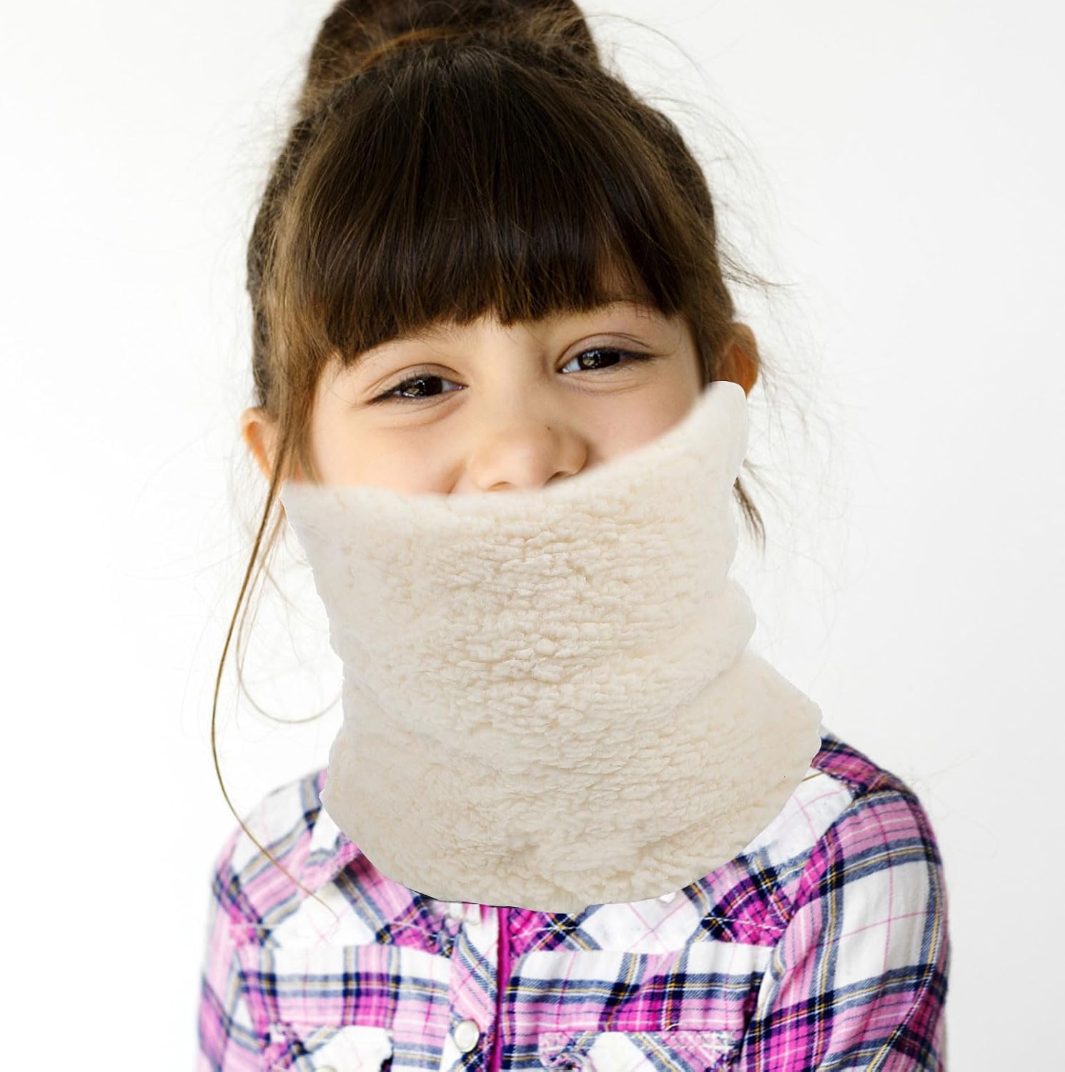 Scarf Winter Neck Warmer Scarf for Plush Windproof Neck Gaiters with Great Elasticity Super Stylish Collar for Cold Days and Holiday Use