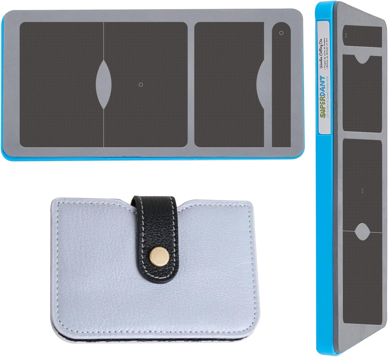 SUPERDANT Leather Cutting Dies Leather Wallet Wooden Die Cutting Card Wallet Cover