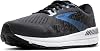 Brooks Men's Addiction GTS 15 Supportive Running Shoe, Grey/Ebony/Chili Oil