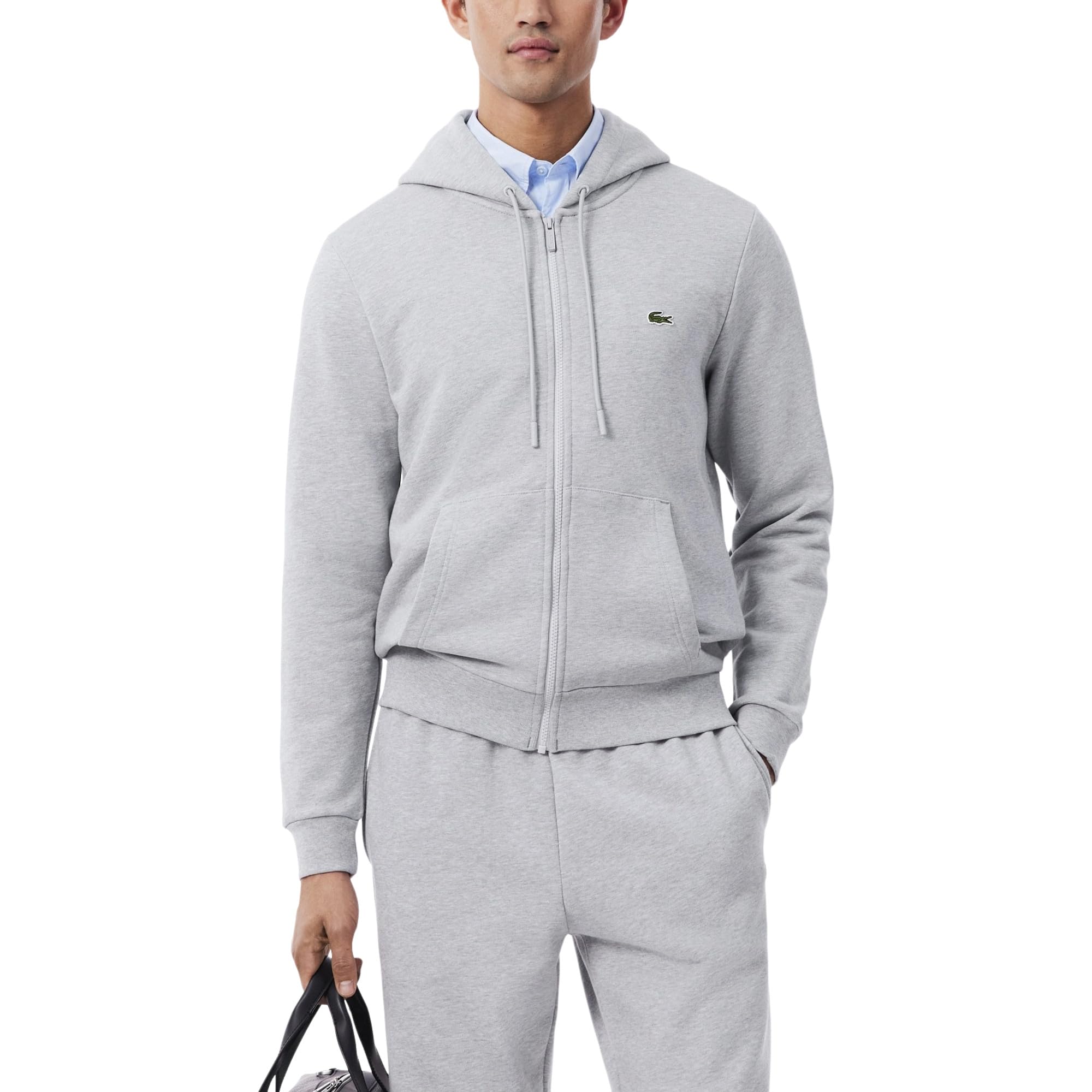 Lacoste Men's Classic Fit Zipped Fleece Sweatshirt