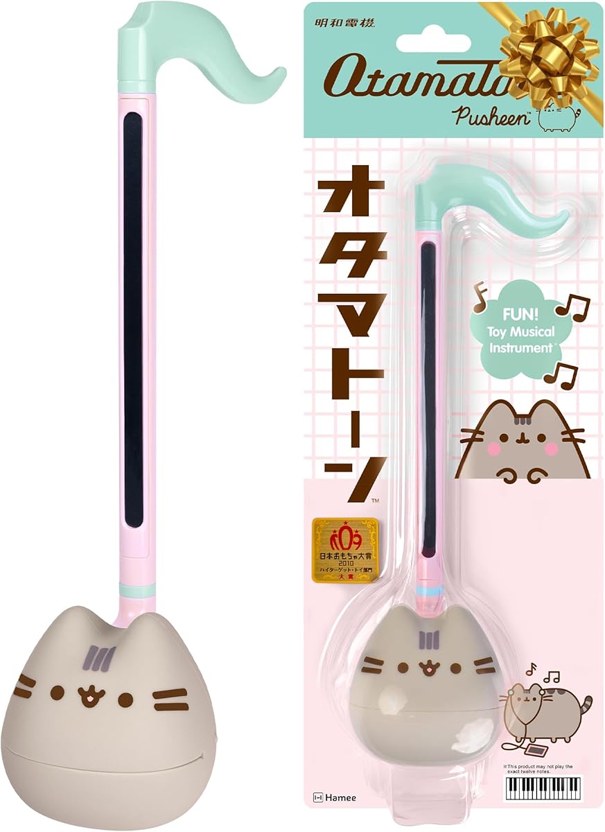 Otamatone Pusheen The Cat Electronic Portable Music Instrument / Synthesizer Toy from Japan by Maywa Denki [Limited Edition [English Instructions]