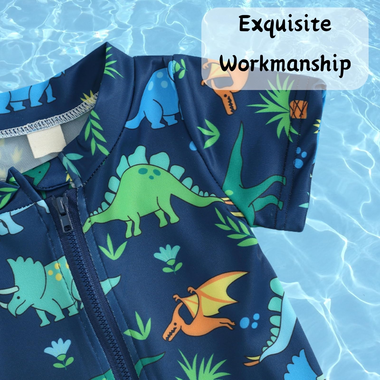 HAGOT Costume da Bagno per Neonato, Costume da Bagno per Neonato, Costume da Bagno Intero con Cerniera perBambini, Protezione Solare Costumi da Bagno da Spiaggia