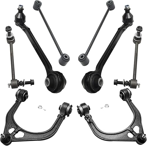 Miniatura 4 de Detroit Axle - Kit de suspensión RWD V6 de 32 piezas para Dodge Charger Magnum Chrysler 300 Rotores de freno de disco delantero Pastillas de frenos