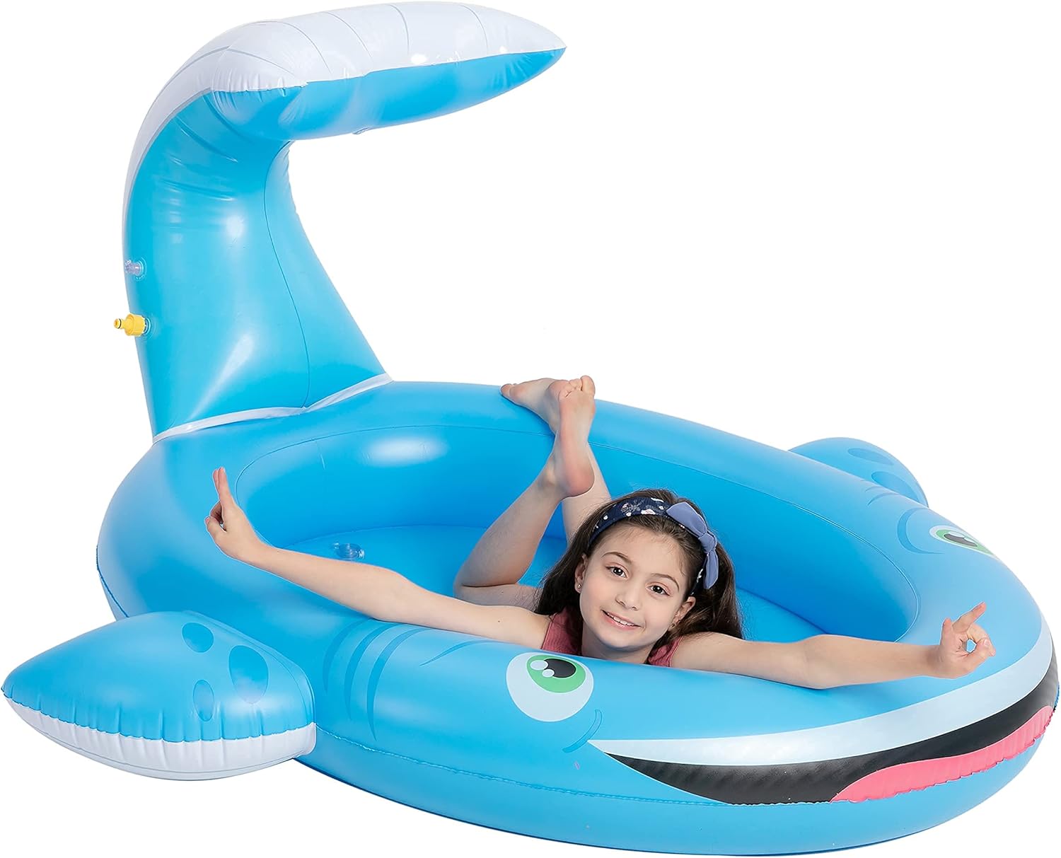 Review Inflatable Kiddie Pool Sprinkler Splash Pad for Kids Toddlers