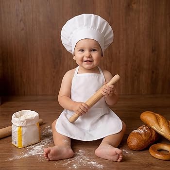 Thaise Mens En Zijn Leuke Zoon Die Lunch Hebben Thuis Speelspel Van Koks Schort Chef Kok S Hoed Thais Voedsel Image108929331