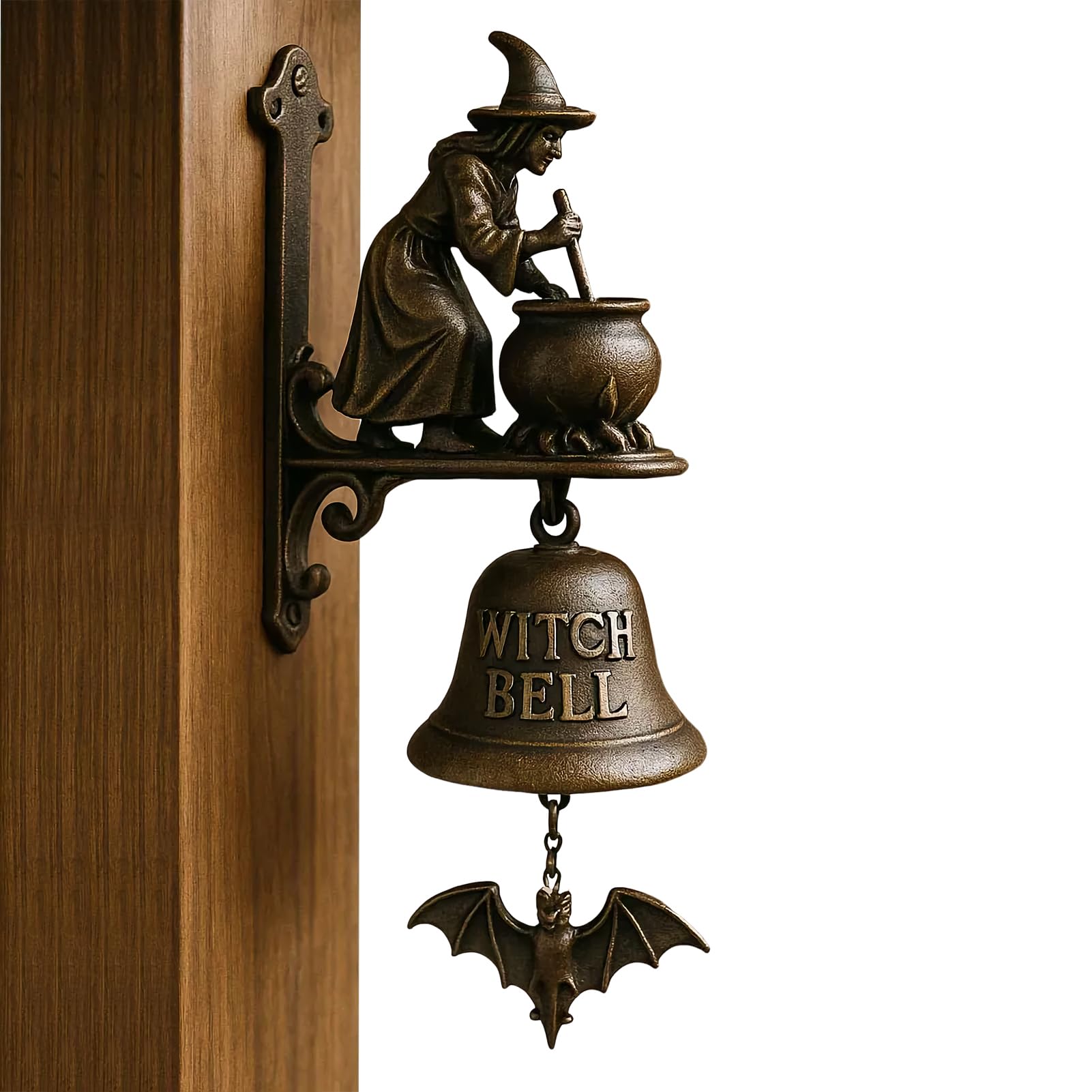 Sonnette de bienvenue teckel pour entrée de maison et décoration de porche rétro
