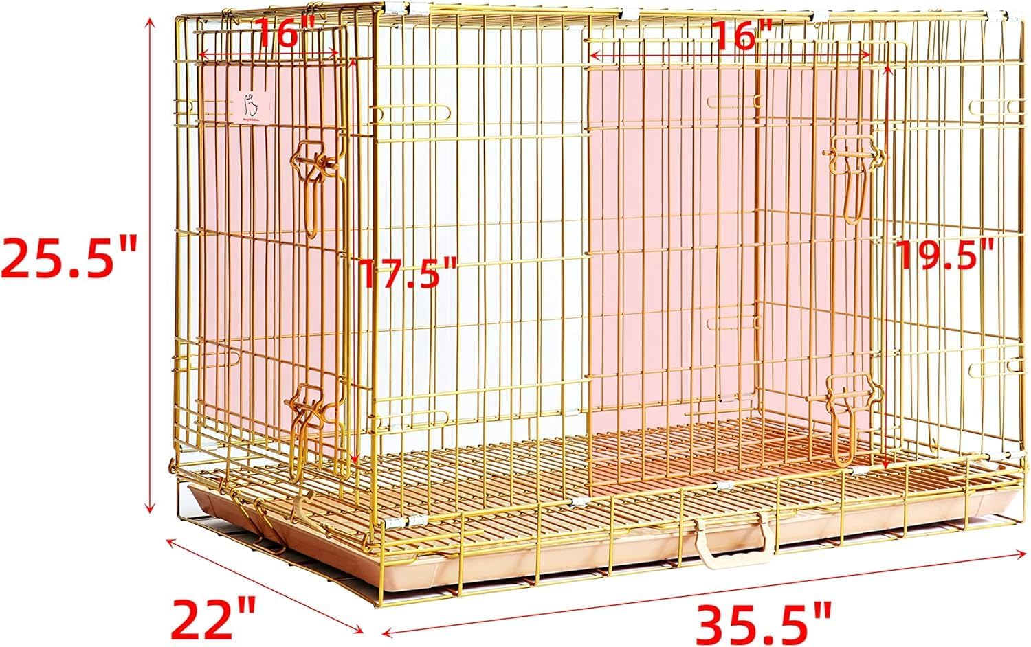 Ultimate Comfort: HOMEY PET 36" Copper Gold Dog Crate Review