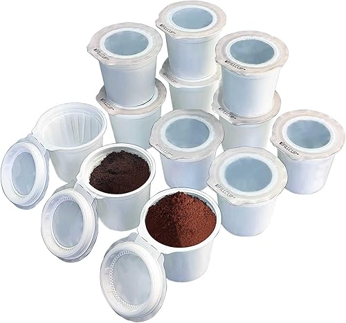 12 iFillCup K Cups rellenables  Filtro ultrafino para una infusión increíblemente rica sin sedimentos, el filtro DeepBrew tiene capacidad para un