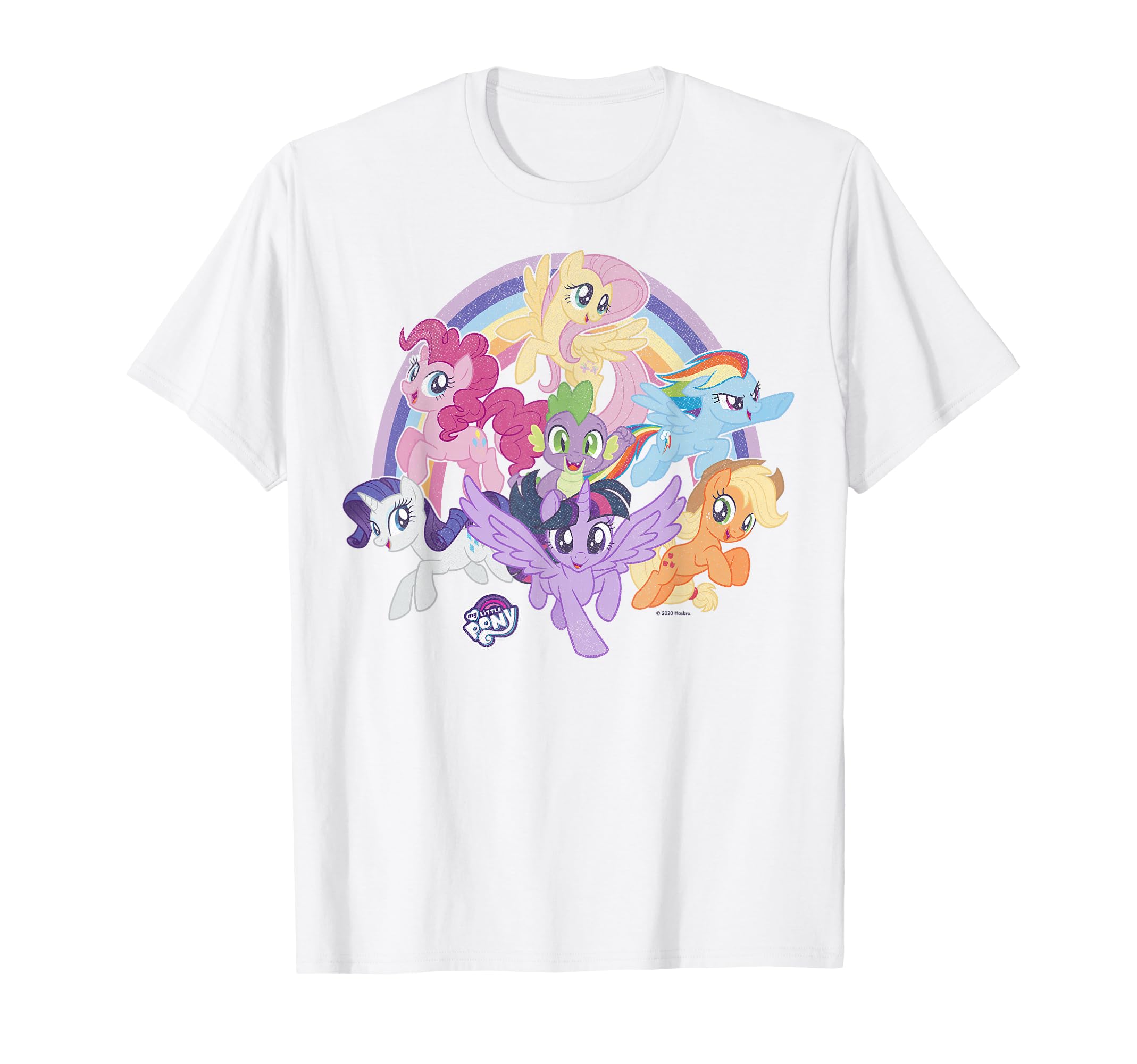- Friendship is Magic Rainbow Pony Group Shot T-Shirt