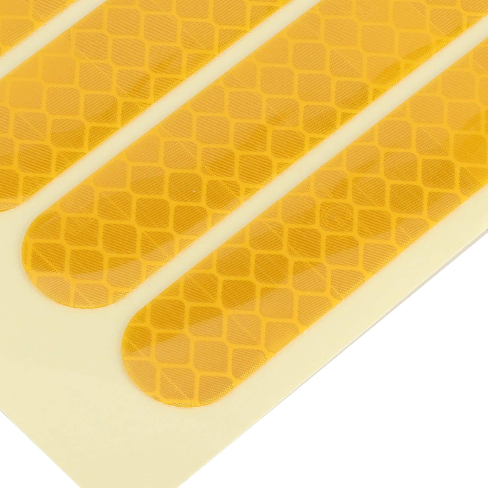 Sticker Réfléchissant Ensemble pour le Scooter électrique G30, une luminosité Réfléchissante élevée, Améliorer la sécurité de la Conduite la Nuit, Matériau PVC (YELLOW)
