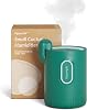 Hyperpik Portable Mini Humidifier, Battery Operated Cordless Plants Small Humidifier, Auto Shut Off Perfect for Baby Bedroom Plants Desk Travel, Cool Mist Cactus Humidifier, Oasis Green