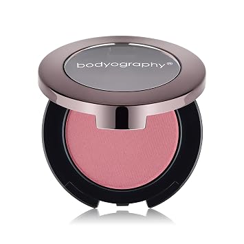 Bodyography Pressed Blush | Silky, Buildable Powder Formula for Cheeks | Rich Pigment with Long-Wearing Finish | Paraben, Gluten, Talc, Fragrance, Cruelty-Free & Vegan | Flirt - Mauve Pink