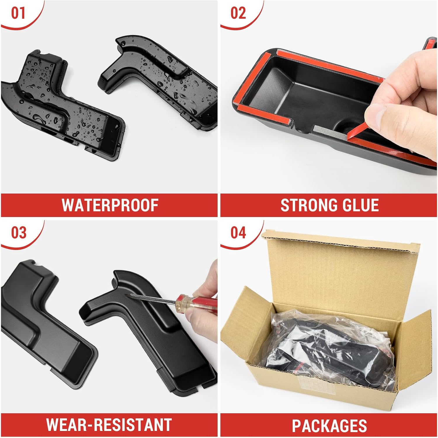 Rear Defogger Cable Cover Fit for 2018-2024 Jeep Wrangler JL JLU 4XE Accessories, Conceals Rear Window Defroster Cables for Jeep Wrangler JL 2018-2024
