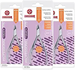 KIT 3 ALICATES CUTÍCULA 775 PROFESSIONAL TOUCH INOX