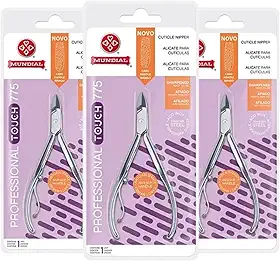 KIT 3 ALICATES CUTÍCULA 775 PROFESSIONAL TOUCH INOX