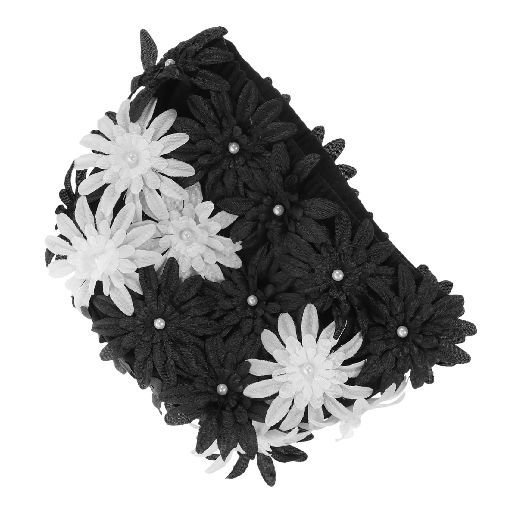 TOYANDONA Bouchon de baignade à Fleurs imperméable Adulte pour nageurs Bonnet de Bain Femme réutilisable Engrener Bouchon de Natation imperméable Bonnet de Bain en Tissu Brocart