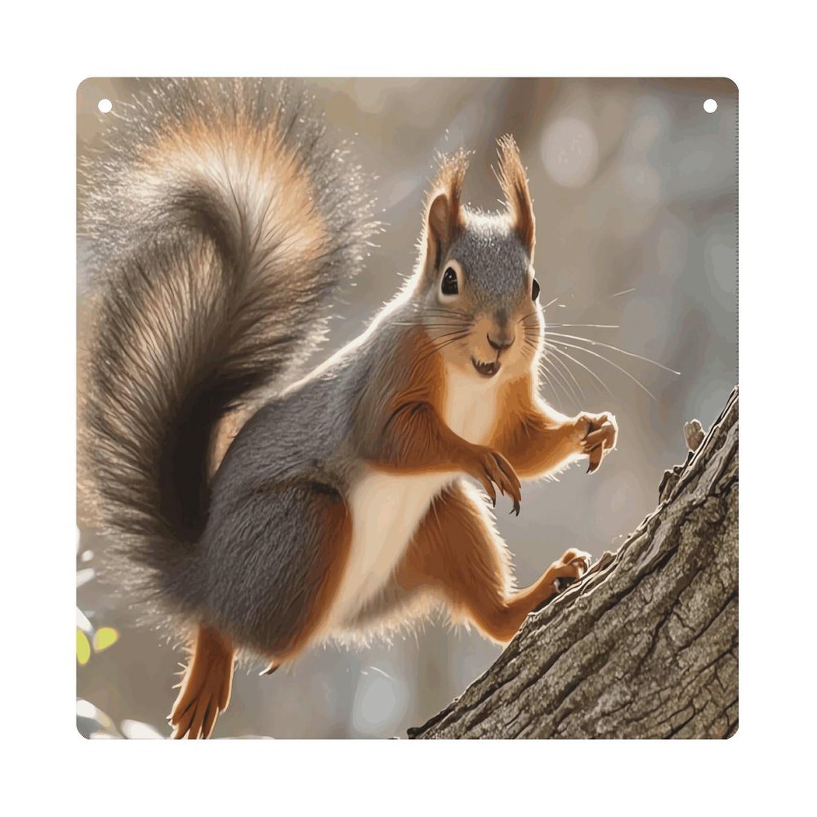 Squirrel Hanging Ornament Wall Decor Pendant
