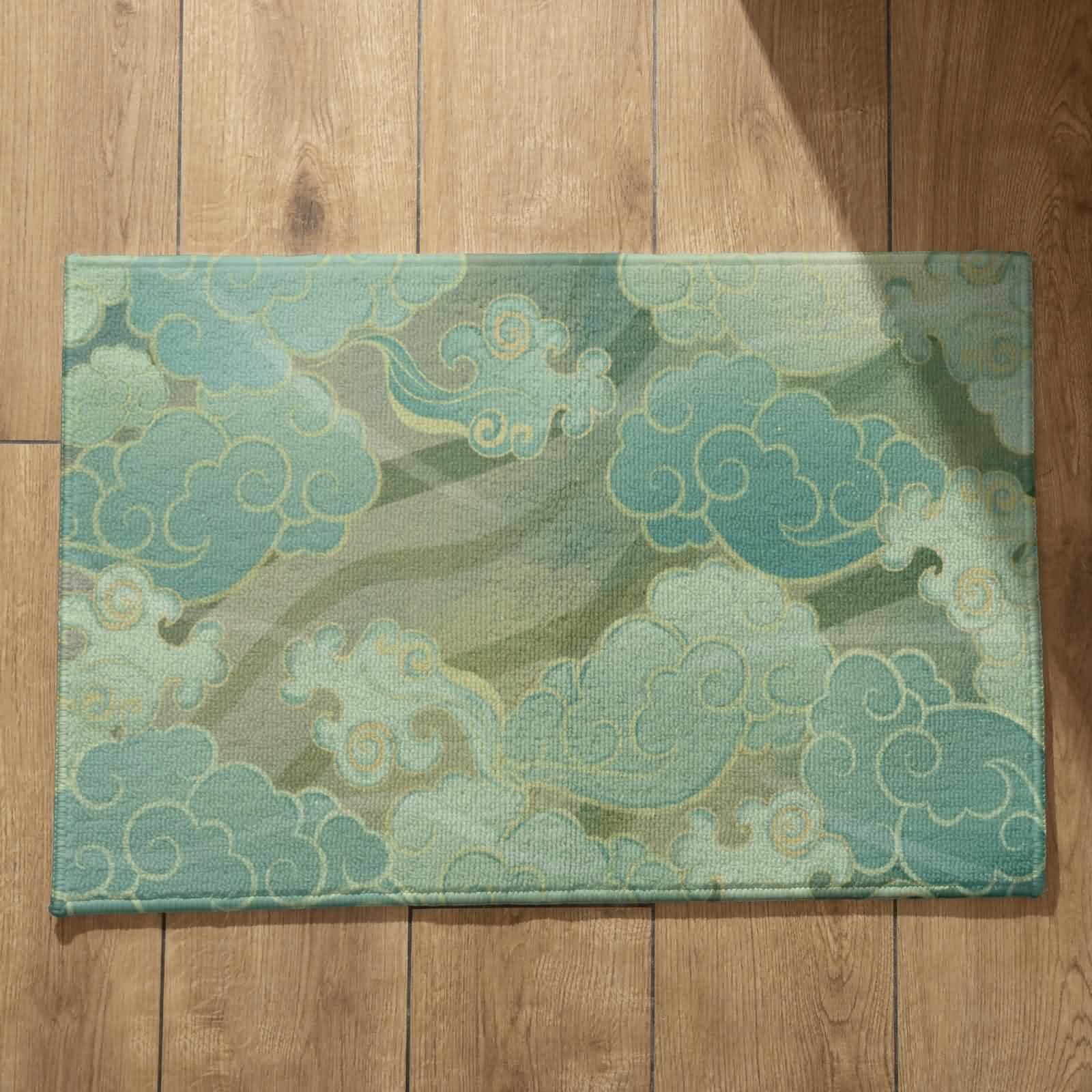Tapis salle de bain absorbant grand format 50x80cm en flanelle