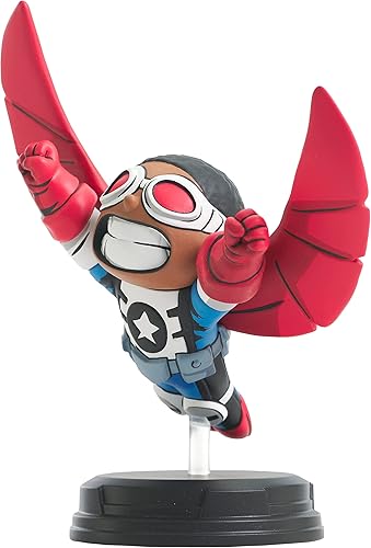 Miniatura 3 de Diamond Select Toys Marvel Animated Series: La estatua del halcón, Multicolor