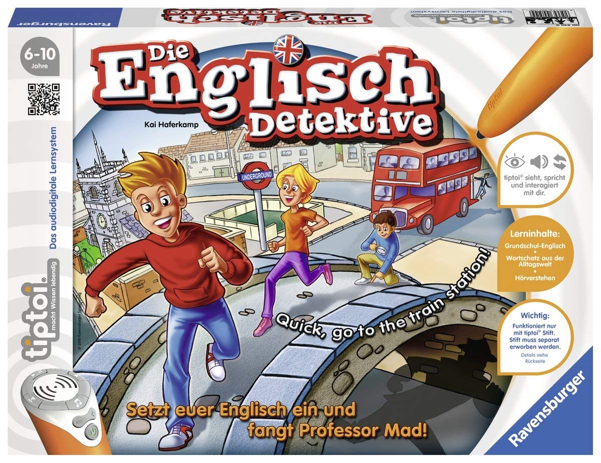 Ravensburger 00510 - tiptoi Spiel Die Englisch-Detektive