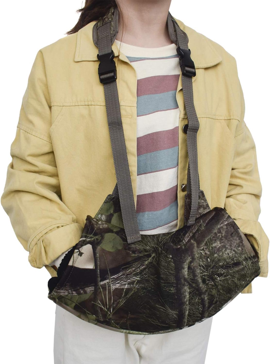 UNISTRENGH Fleece Hand Muff Pak Warmer Outdoor Camo Insulation Hand Warmer Muff Fits for Hunting, Fly Fishing,Hiking Camping