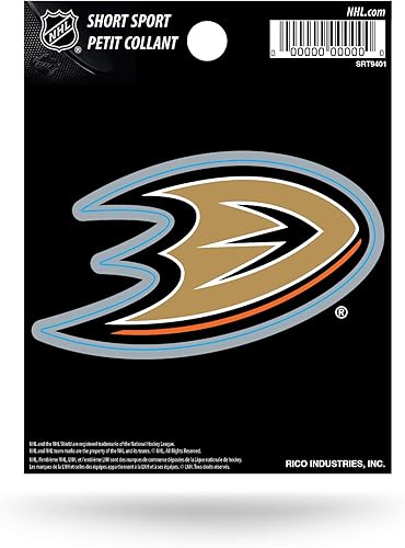 Calcomanía deportiva corta de la NHL