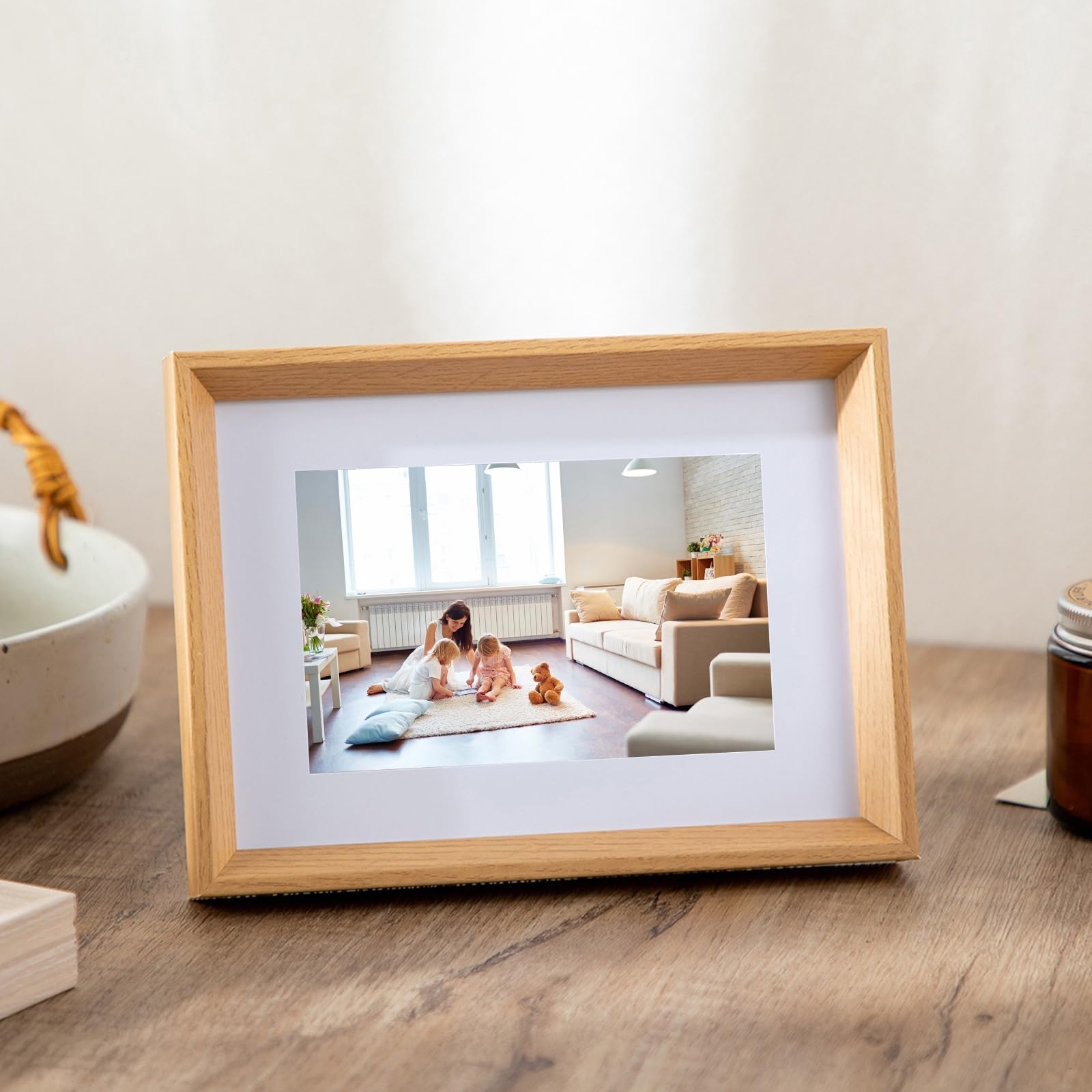 Amazon.com - Grewod 4x6 Picture Frame, Wood, MDF, Rectangle
