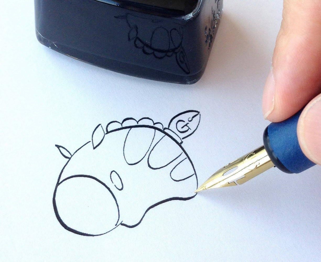 Zebra Comic Pen Nib- Type Professional - G Model - Titanium - Pack of 10 (PG-7B-C-K)